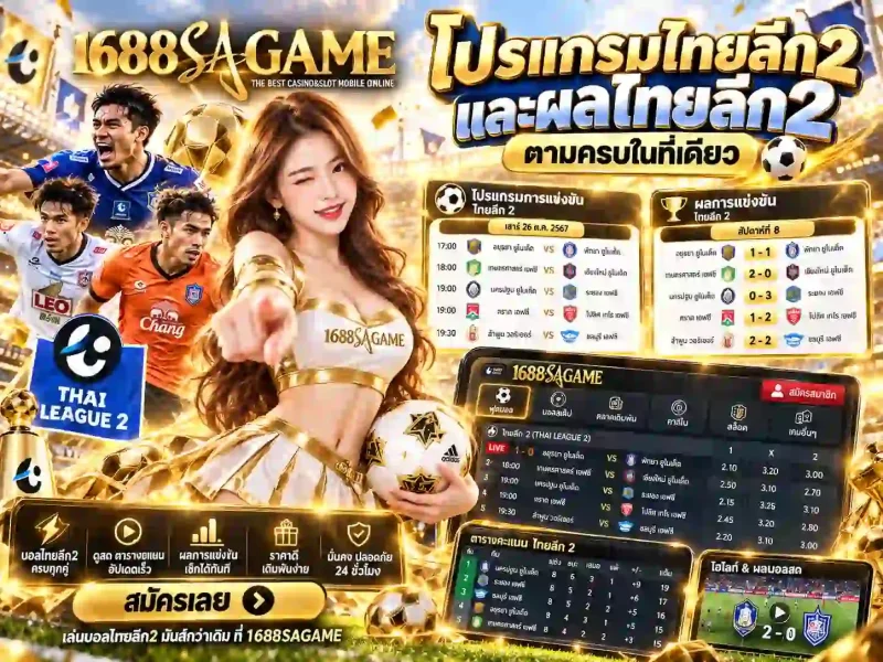 ตาราง แข้ง ทีม ไทยลีก 2