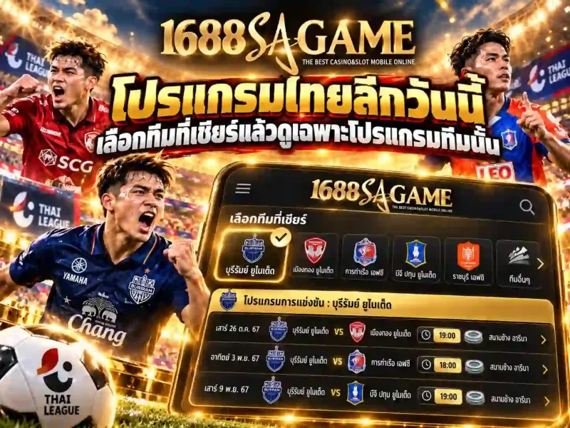 ตารางแข่งขันไทยลีก