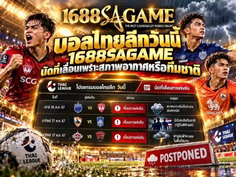 ตารางแข่งทีมไทยลีก