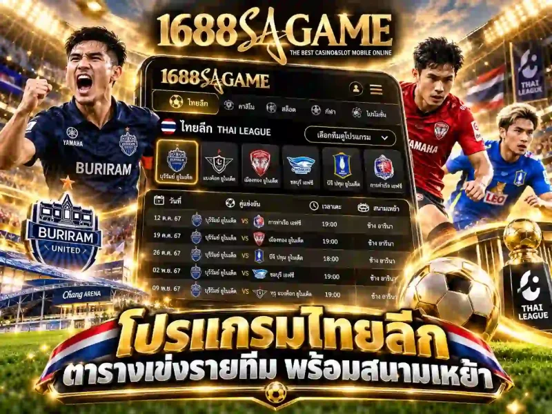 ตารางไทยลีก 1688SAGAME