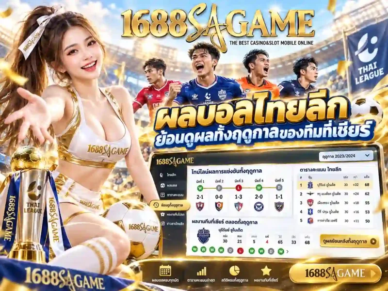 ผลบอลไทยลีก sagame1688