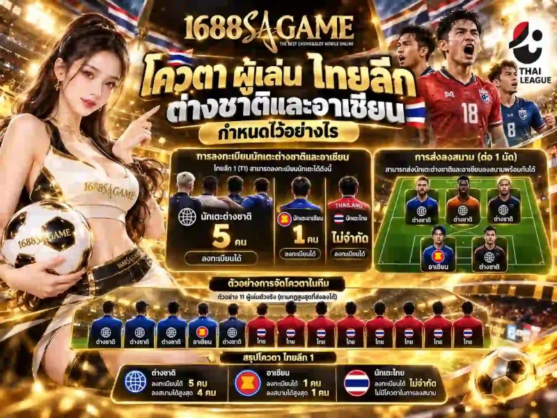 ผู้เล่น ไทยลีก 1688sagame