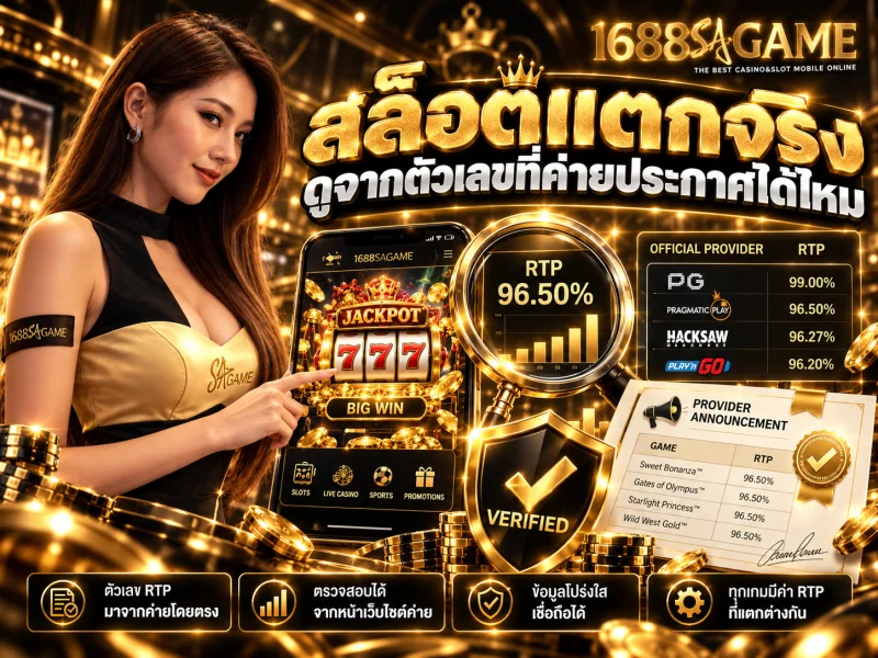 สล็อตแตกหนักๆ 1688SAGAME