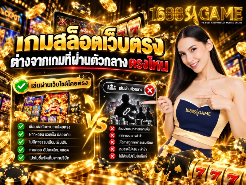 เกมสล็อตเว็บตรง 1688SAGAME