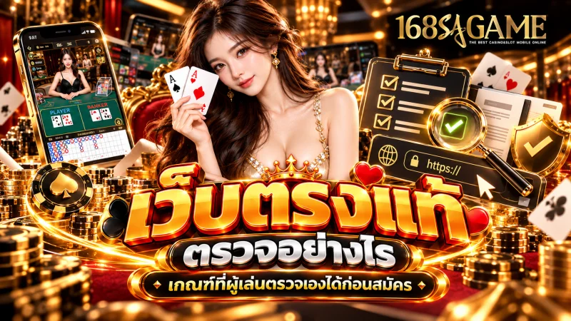 เว็บตรงแท้