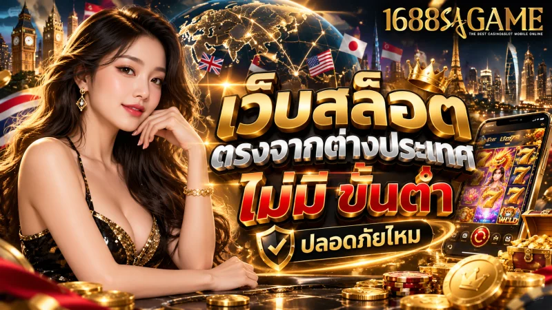 เว็บสล็อต ตรงจากต่างประเทศ ไม่มี ขั้นต่ำ