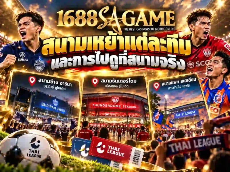 โปรแกรมไทยลีก 1 เอสเอเกม1688